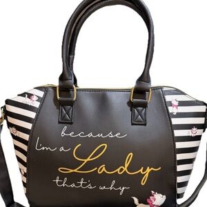 Loungefly Disney The Aristocats Marie Stripe Satchel Bag
